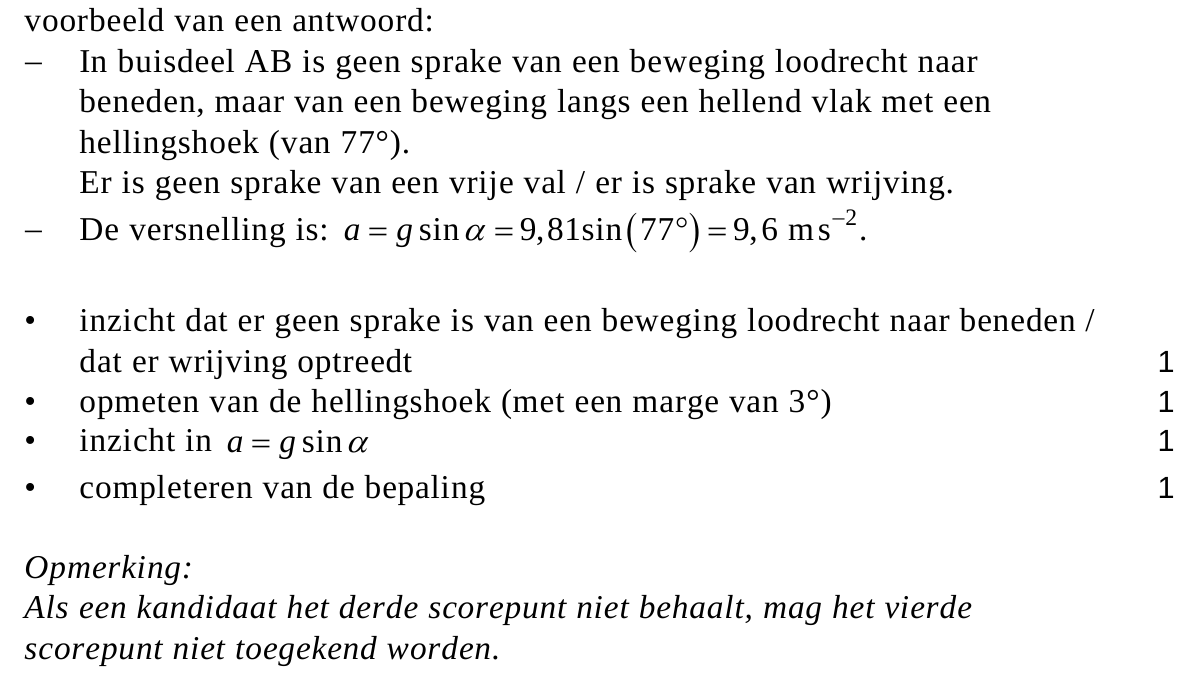 beoordelingsmodel vraag 6