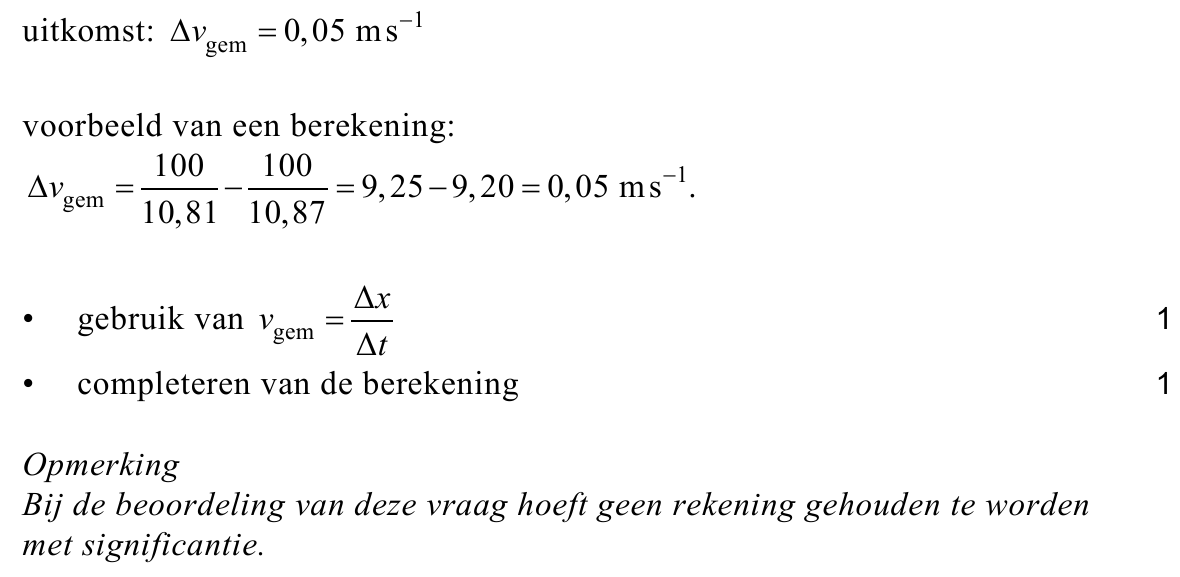 beoordelingsmodel vraag 1