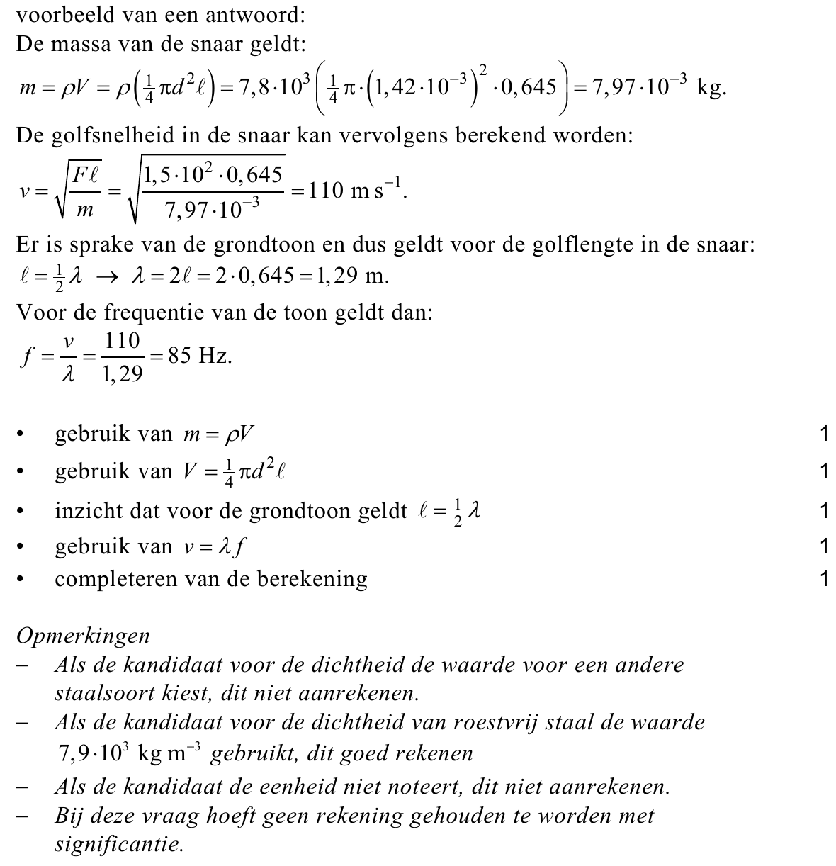 beoordelingsmodel vraag 10