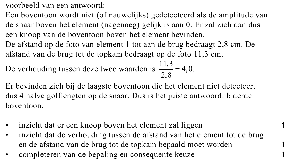 beoordelingsmodel vraag 14