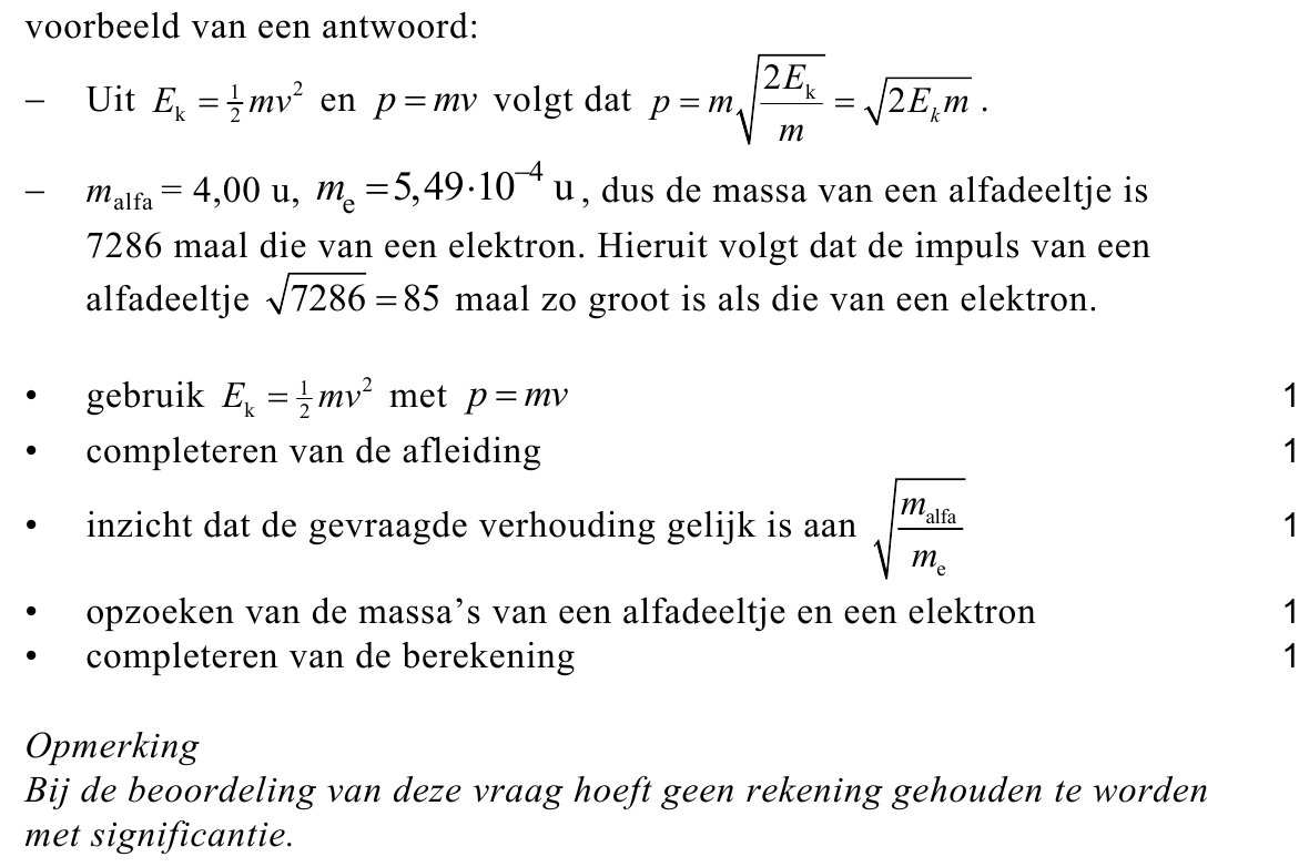 beoordelingsmodel vraag 18