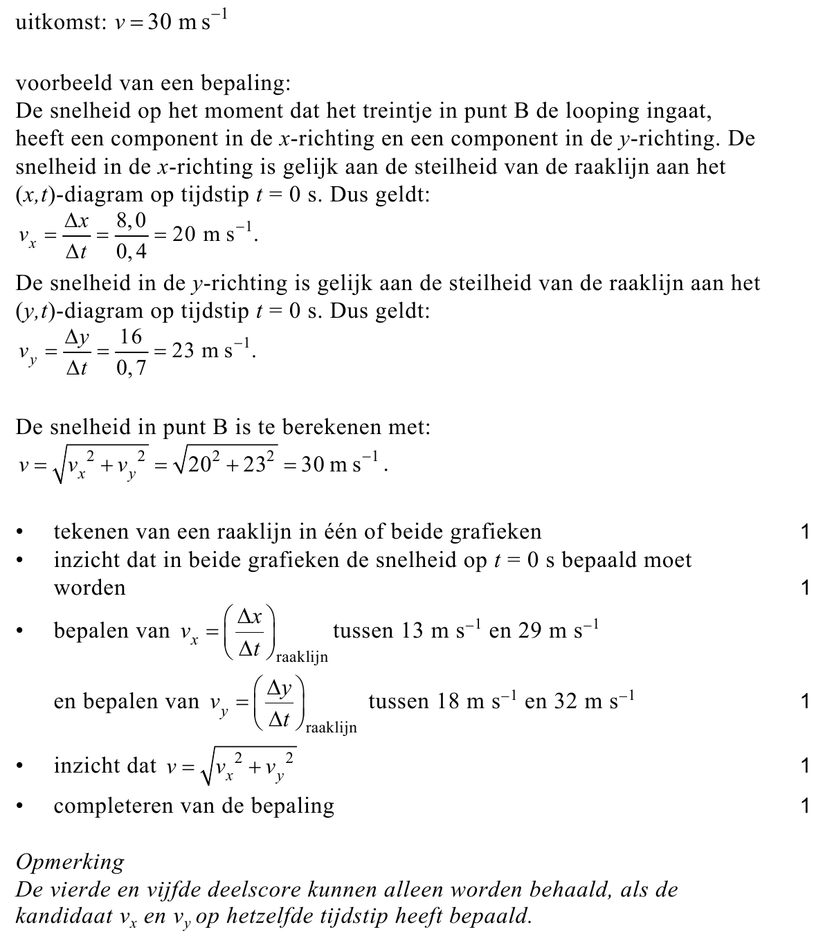 beoordelingsmodel vraag 4