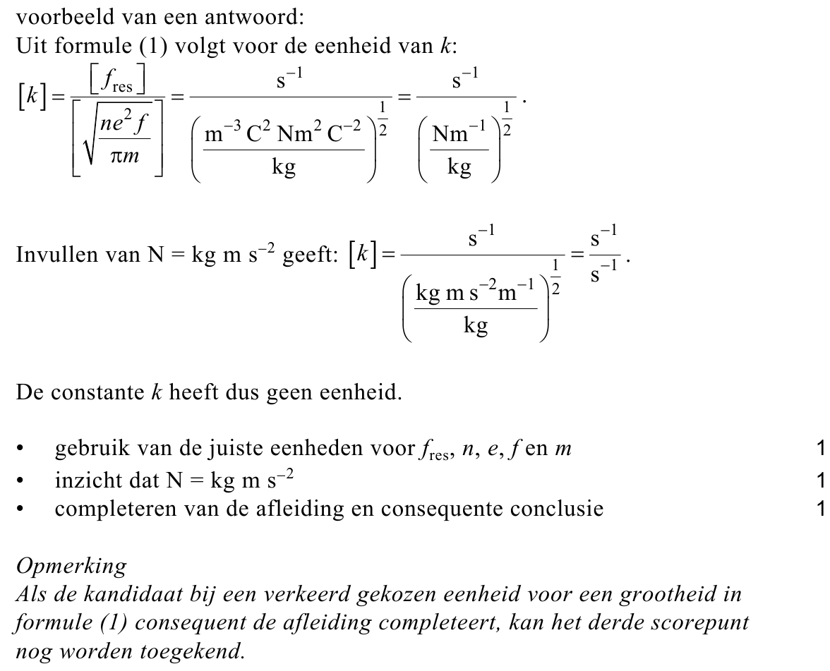 beoordelingsmodel vraag 9