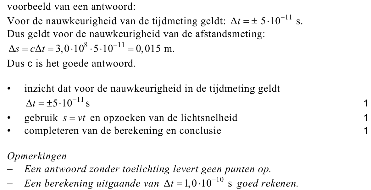 beoordelingsmodel vraag 17