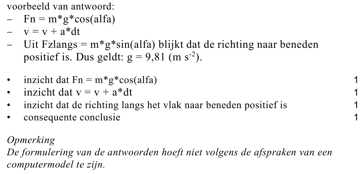 beoordelingsmodel vraag 5