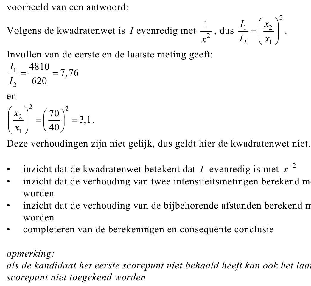 beoordelingsmodel vraag 15