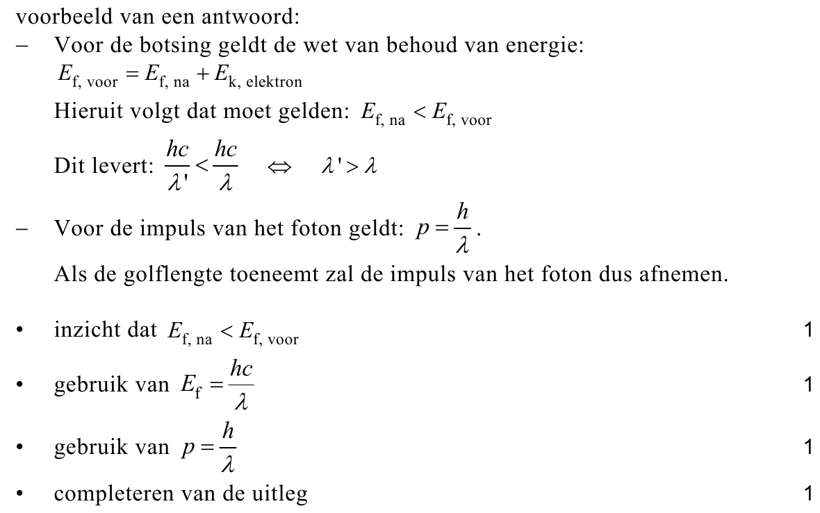beoordelingsmodel vraag 18