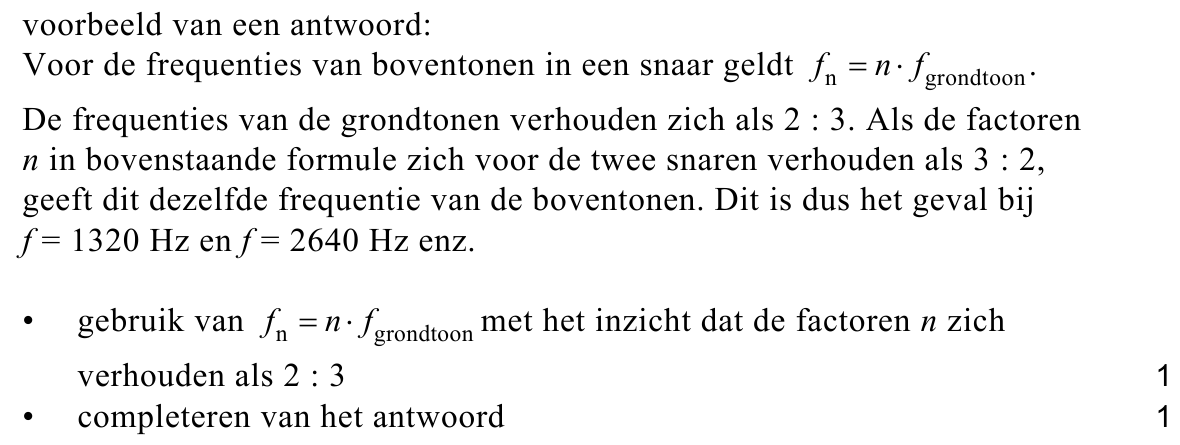 beoordelingsmodel vraag 25