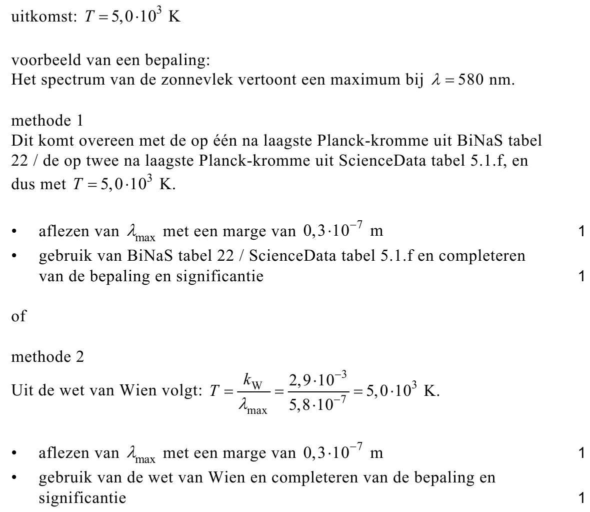 beoordelingsmodel vraag 8