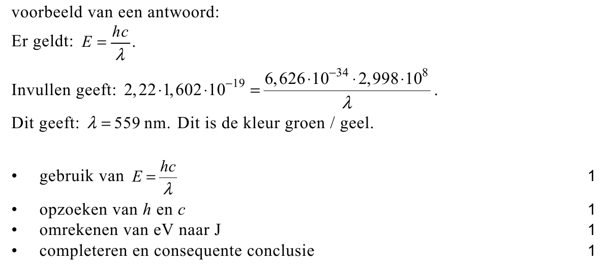 beoordelingsmodel vraag 14