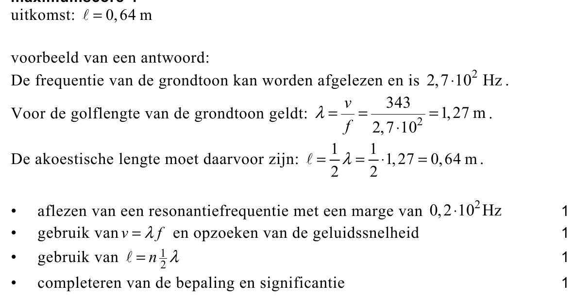 beoordelingsmodel vraag 16