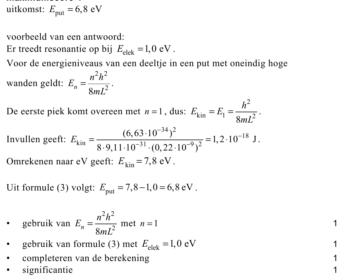 beoordelingsmodel vraag 25