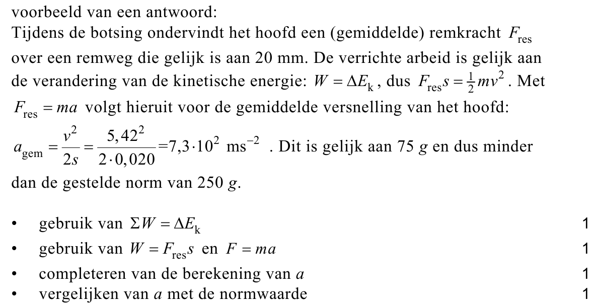 beoordelingsmodel vraag 2
