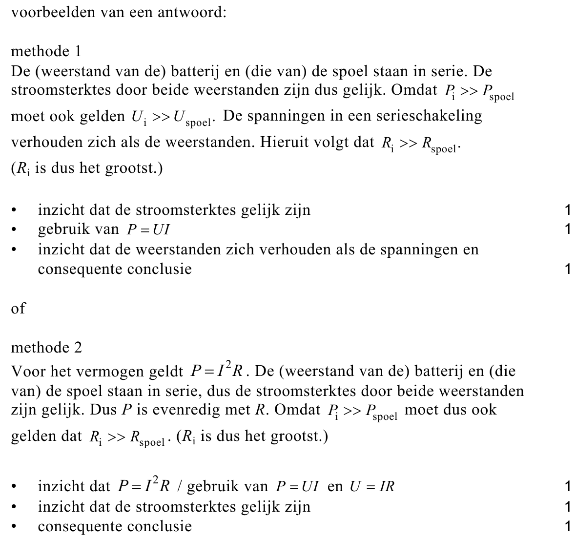 beoordelingsmodel vraag 14