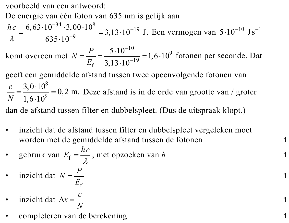 beoordelingsmodel vraag 18