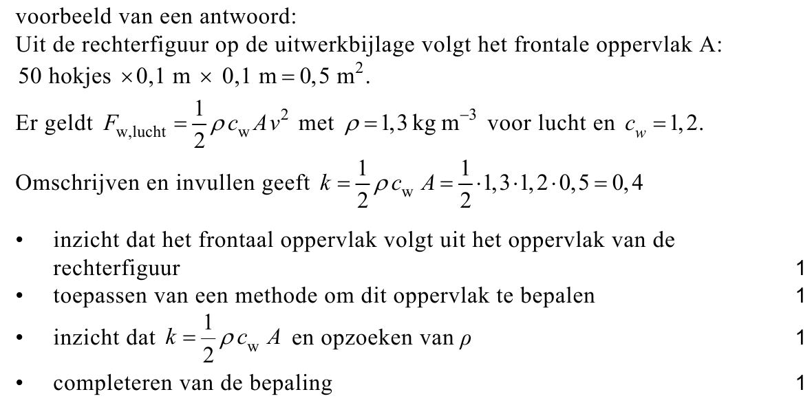 beoordelingsmodel vraag 8