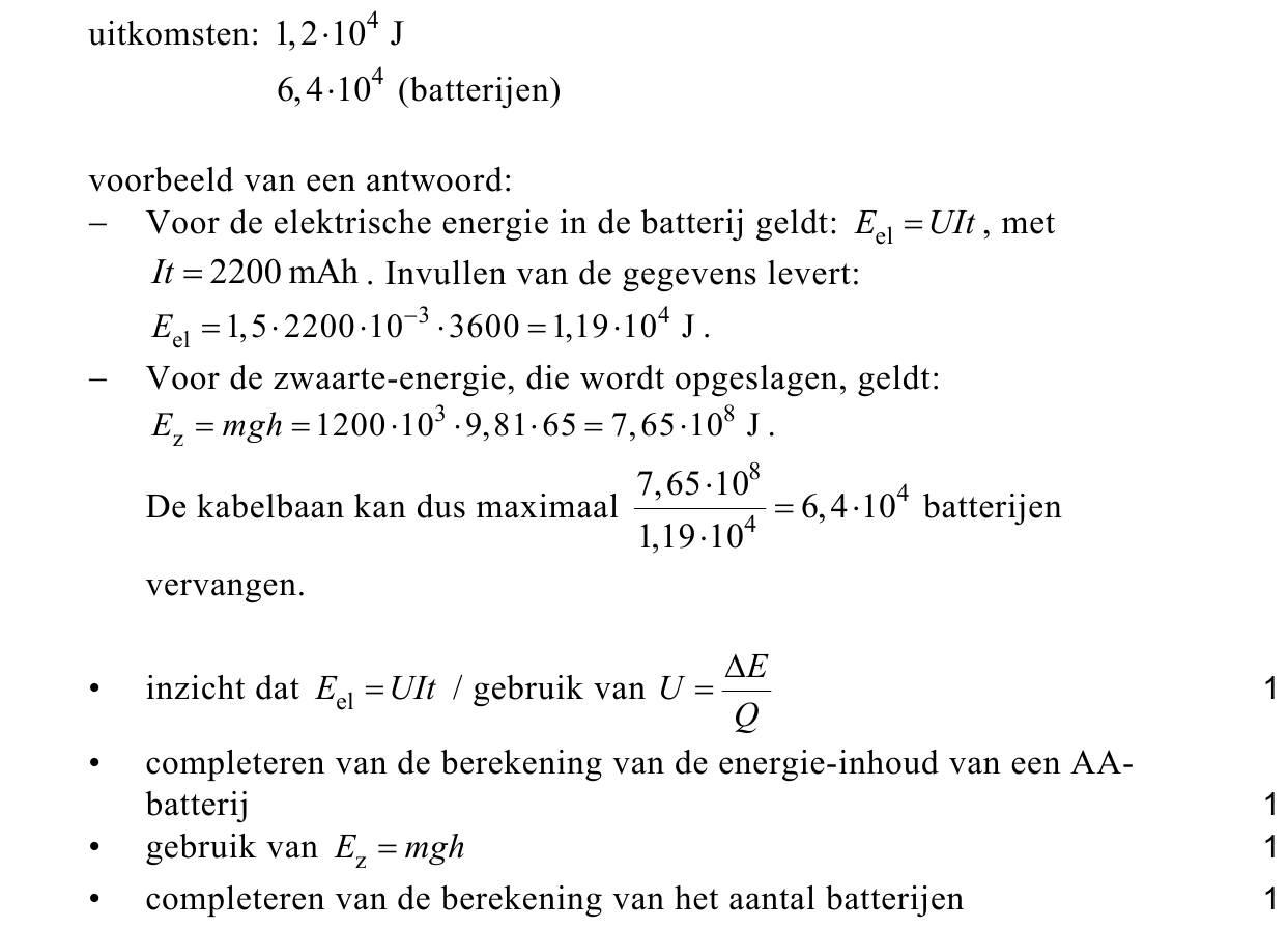 beoordelingsmodel vraag 11
