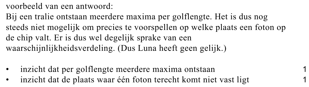 beoordelingsmodel vraag 11