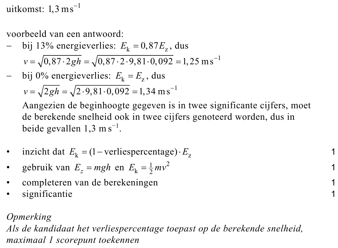 beoordelingsmodel vraag 6